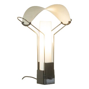 Palio Table Lamp in Opal Glass from Arteluce For Sale