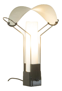 Palio Table Lamp in Opal Glass from Arteluce