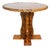 Vintage Knotty Pine Pedestal Table With Rope Edge Detail For Sale