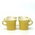 Vintage Yellow Coffee Mugs by Usa Pottery Circa 1960s - Set of 4 For Sale - Image 4 of 8