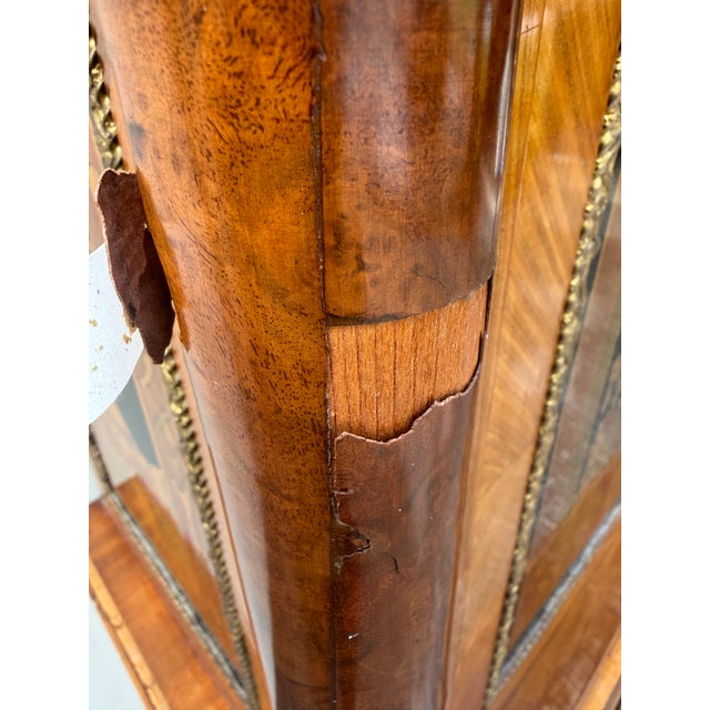 A Late 18th Century Dutch Mahogany and Floral Marquetry Cabinet on Stand, For Sale - Image 12 of 18
