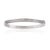 Contemporary 925 Sterling Silver Geometric Hinged Bangle With Mixed Cut Pink Sapphires - Caratandher For Sale - Image 3 of 15