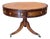 Early 19th Century English Mahogany Drum Table With Tooled Leather Top For Sale