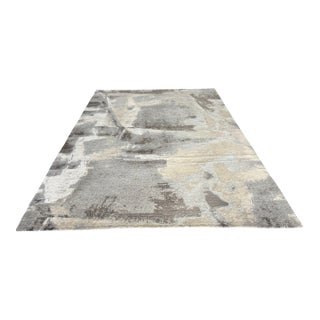 8ft 2in × 14ft 5in Caviar "Day Dream Collection" Banana + Wool Area Rug For Sale