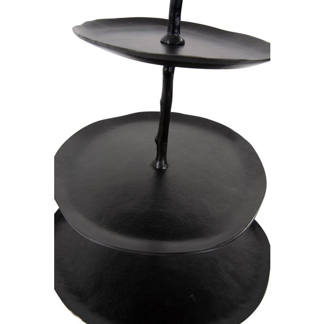Zara Three Tiered Contemporary Display Stand For Sale In Chicago - Image 6 of 10
