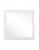 Contemporary Fleur Home Audubon Bamboo Square Mirror in White Dove, 48x48 For Sale - Image 3 of 3