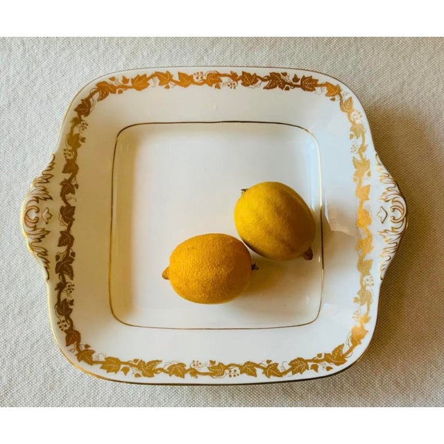 Gold 1950s Wedgwood Whitehall Gold Ivy Bone China Tea Set, 10-Piece For Sale - Image 8 of 18