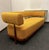 Three-Seater Sofa with Tapered Legs in Mustard-Colored Bouclé Wood, 2000s, in Very Good conditions. Designed from 2000