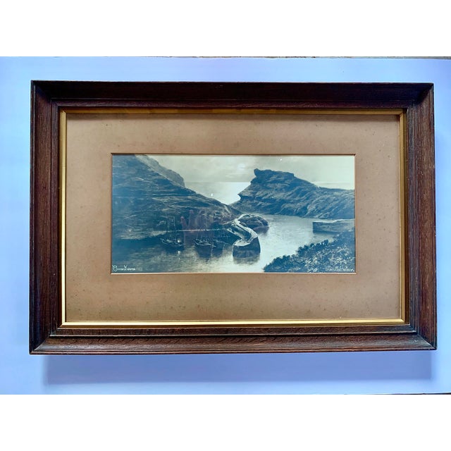 Late 19th Century "Boscastle Harbor" Gelatin Silver Photographic Print by Ezra Elmer Keene, Original Frame For Sale - Image 13 of 13