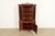 1920s Romweber Antique Georgian Flame Mahogany Breakfront Bookcase Cabinet, Circa 1920s For Sale - Image 5 of 13