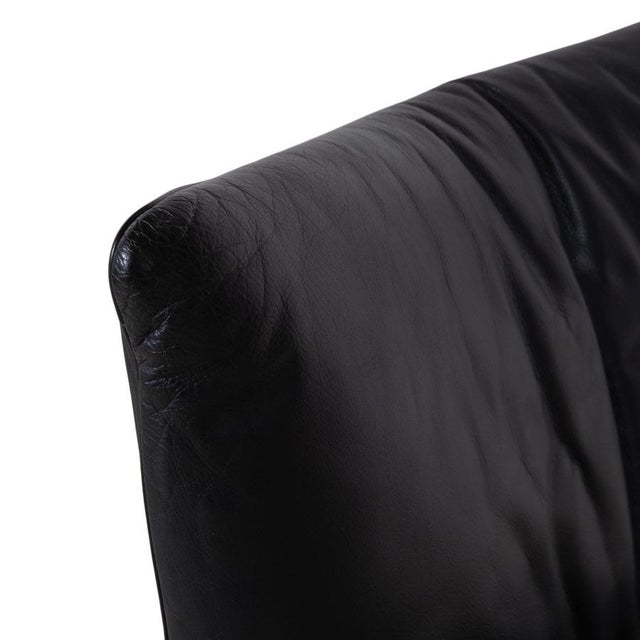 Set of Metal and Leather 6500 Armchair and Ottoman from Rolf Benz For Sale - Image 9 of 18