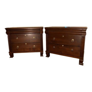 Ethan Allen British Classic Nightstands - a Pair For Sale