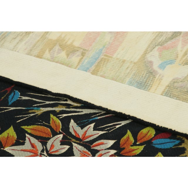 Vintage Jean Claude Bissery Signed Pictorial Tapestry “Bûcheron”- Rug & Kilim For Sale In New York - Image 6 of 6