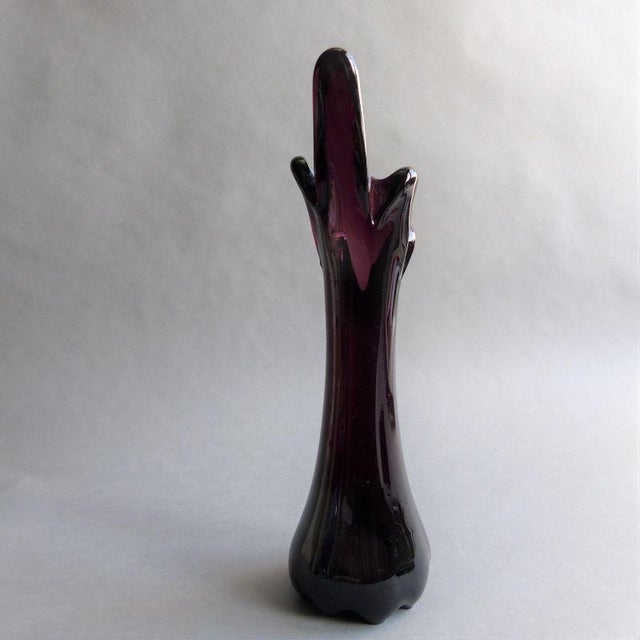 Mid-Century Twisted Murano Glass Vase, Italy, 1960s | Chairish