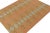 Rug & Kilim Rug & Kilim’s Scandinavian Style kilim in Orange, Gold & Blue Geometric Pattern - 9x12 For Sale - Image 4 of 7