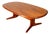 Vintage Solid Teak Danish Modern Coffee Table Nordic Furniture of Ontario MCM For Sale