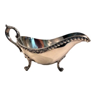 1940s Silverplate Gravy or Sauce Boat For Sale