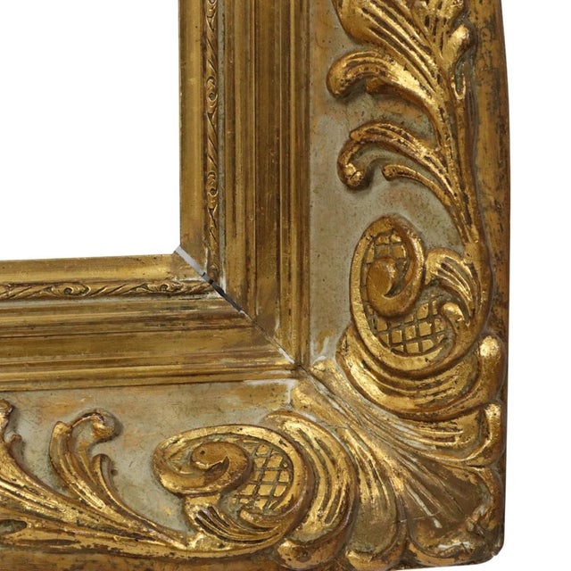 Large Vintage Baroque Gilded Frame For Sale - Image 17 of 18