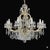Gold Antique Italian Maria Theresa Style Crystal Chandelier, 1950s For Sale - Image 8 of 15
