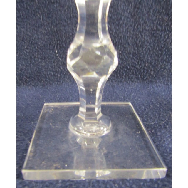 1930s Hawkes Crystal Donisel Stem 6015 Water Goblets- Set of 7 For Sale In Miami - Image 6 of 9