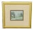 Custom Framed Impressionist Art Print Winter Scene For Sale