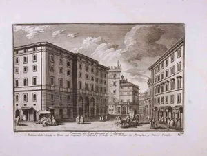 Giuseppe Vasi, Convent of the Hermit Fathers of S. Agostino, Late 18th-Century