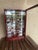 Perfect for your Netsuke Figurines or Snuff Boxes. Antique RARE 18 shelves Wall Mounted Locking Curio Display, Rosewood,...