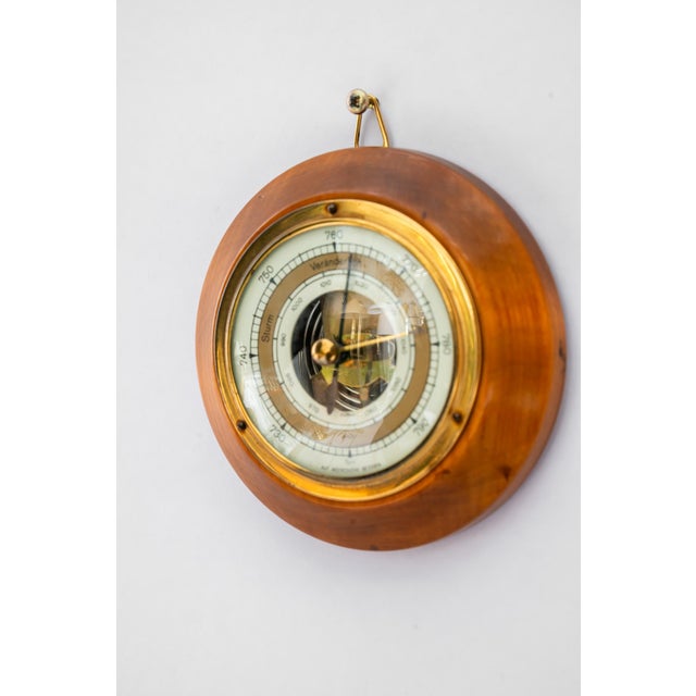 Mid-Century Modern Barometer Weather Station, 1960s For Sale - Image 3 of 8