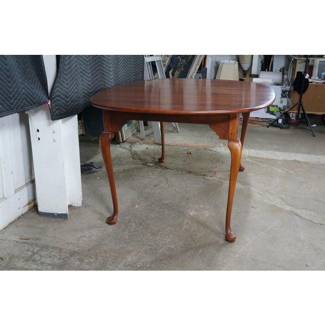 Vintage Lexington Bob Timberlake Cherry Queen Anne Farmhouse Dining Table 94" For Sale - Image 11 of 18