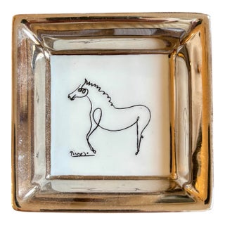 Vintage Picasso Galerie Marc De Ladoucette Tray For Sale