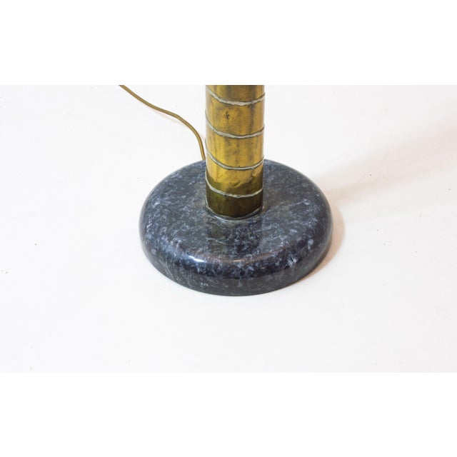 1970s Brass Palm Floor Lamp from Henri Fernandez, 1970s For Sale - Image 5 of 10