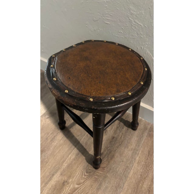 19th Century Antique English Stool For Sale - Image 5 of 7