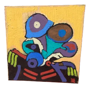 2003 "Un-Old Soldier" Abstract Acrylic Painting