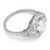 1950s Mid Century Gia 1.25 Carat Old European Cut Diamond Platinum Engagement Ring, Size 6.25 For Sale - Image 4 of 8