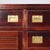 Antique Mahogany Veneer and Brass Cupboard, Italy, 20th Century For Sale - Image 4 of 11