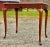 1960s Vintage Cherry Queen Anne Style Tea Table For Sale - Image 5 of 8