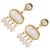 Contemporary Cleopatra Pearl & Gold Tassel Earrings, 2 Pieces For Sale - Image 3 of 6