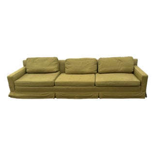 Mid-Century Modern Elongated Dunbar Low Profile 112" Sofa For Sale