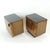 Black Art Deco Bedside Tables with Faux Wood Graining and Glass, Czechoslovakia, 1940s, Set of 2 For Sale - Image 8 of 11