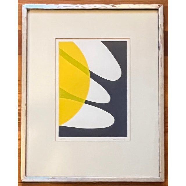 Richard Kemble (Nantucket & Key West 1932 - 2007) American Modern Abstract Lithograph Signed & Dated 1972 For Sale - Image 4 of 8
