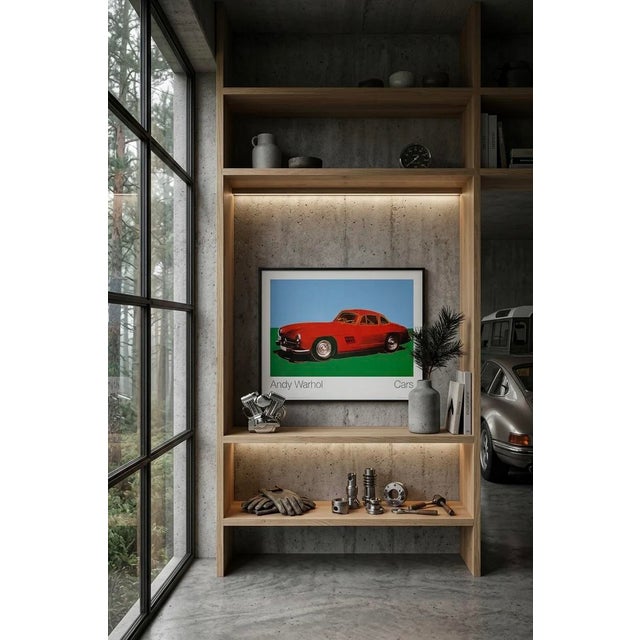 Andy Warhol, Mercedes Benz 300 Sl Coupé, Cars Series, 1988, Paper, in Good conditions. Designed 1980 to 1989