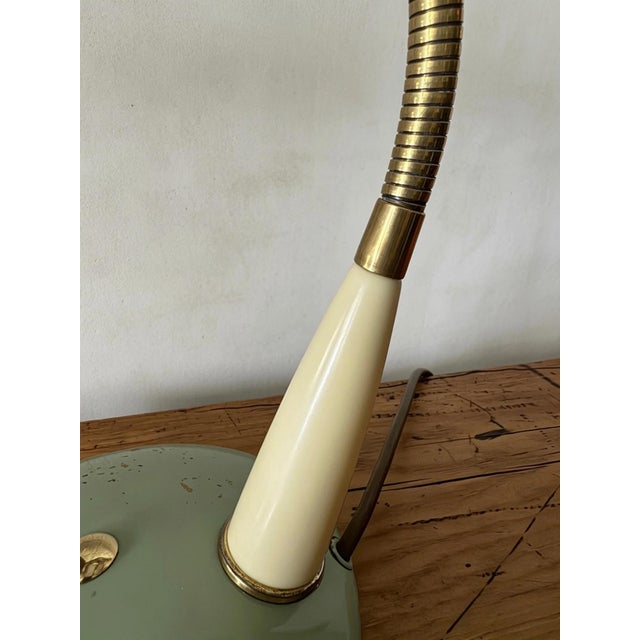 Vintage Italian Gooseneck Table Lamp, 1960s For Sale - Image 9 of 11