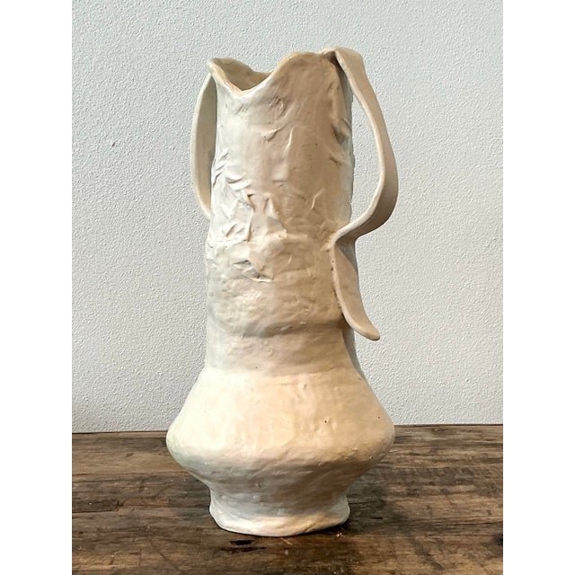 Vintage Original Studio Pottery Vase For Sale - Image 9 of 12