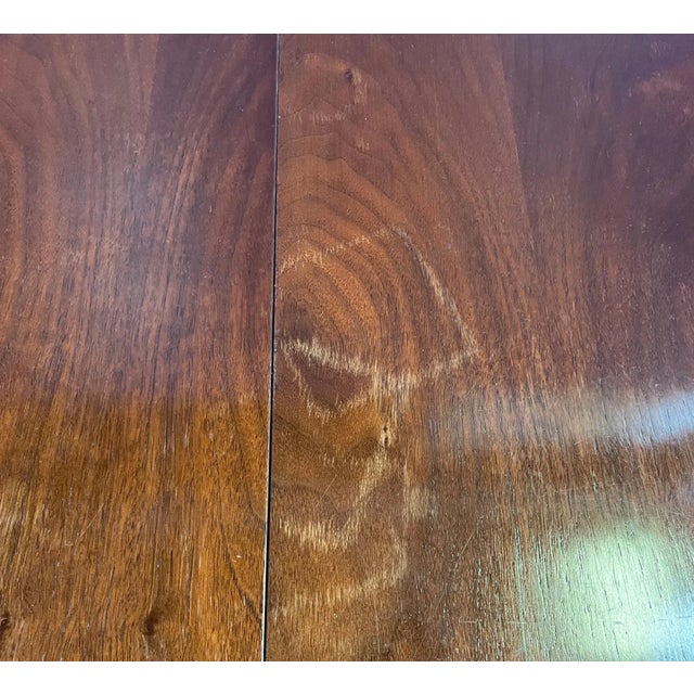 Mahogany With Gold Gilded Details Talbot Dining Table From the Madeline Stuart Collection For Sale - Image 9 of 12