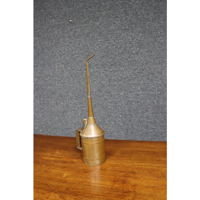 Antique Copper Oil Can by the Ludlow Manufacturing Company For Sale In Philadelphia - Image 6 of 10