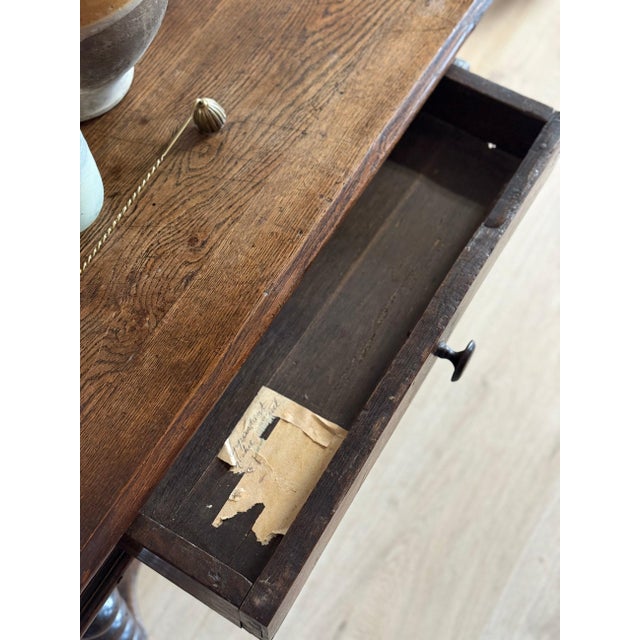 Late 17th c. French Oak Table For Sale - Image 10 of 12