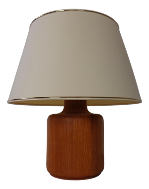 Vintage Teak Table Lamp from Kirk, Denmark, 1960s