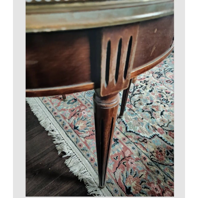 Mid 19th Century Antique French Louis XVI Table Bouillotte For Sale - Image 11 of 11
