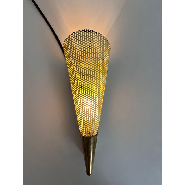 Mid-Century Modern Brass Sconces by Maison Lunel, 1960, France - A Pair For Sale - Image 3 of 13