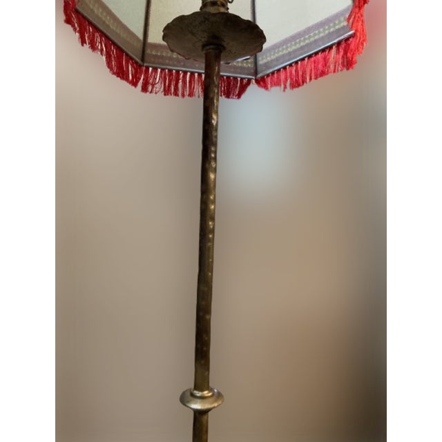 Metal Wrought Iron Floor Lamp, 1960s For Sale - Image 7 of 12